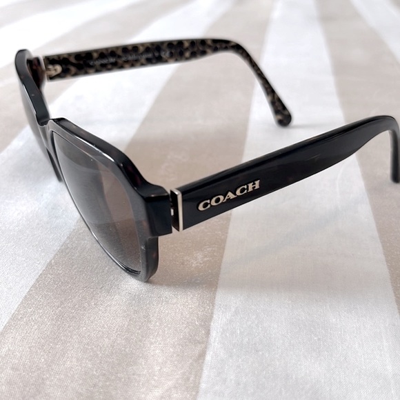 Coach Prescription Sunglasses Frames Dark Brown Tortoise - Picture 3 of 13